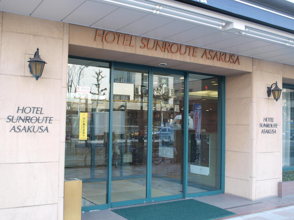 Hotel Sunroute Asakusa Präfektur Tokio Exterior foto